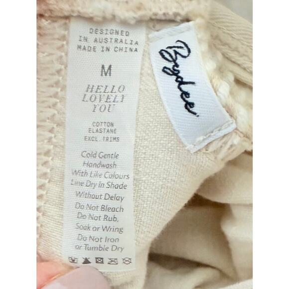 Bydee Womens Adriana Dress Waist Cut Out Mini Pin Tucked Top Blogger Favorite M - Picture 8 of 15